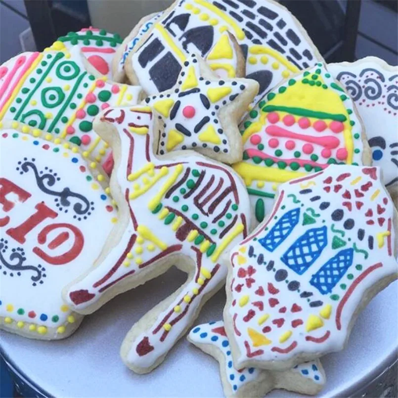 Chicinlife 1Set Eid Mubarak Disposable Paper Cup Plate Ramadan Muslim Islamic Festival Party DIY Decoration Supplies |