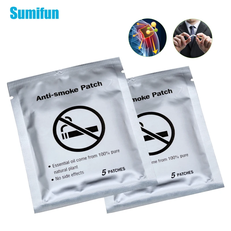 Sumifun 25 шт Анти дым патч 100% натуральный ингредиент курения штукатурка курить