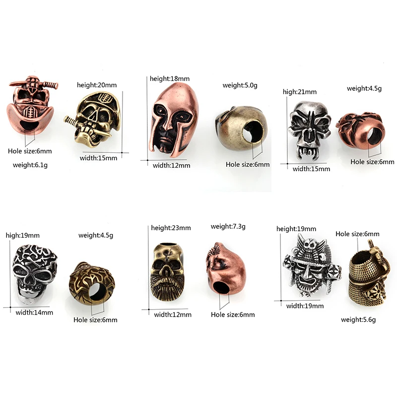 Бусины в виде черепа литые воском латунные бусины форме для изготовления