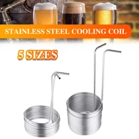 5 sizes stainless steel immersion wort chiller tube for home brewing super efficient wort chiller home wine making machine part