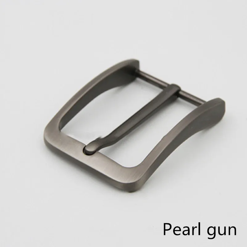 Pearl gun Meetee 40 мм для мужчин сплав металлический ремень Пряжка DIY повседневный бизнес ремень Голова Кожа ремесло украшения из ткани аксессуары BD378 - Цвет: Pearl gun