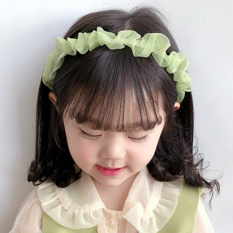 Простые милые детские заколки для волос в Корейском стиле простая повязка головы