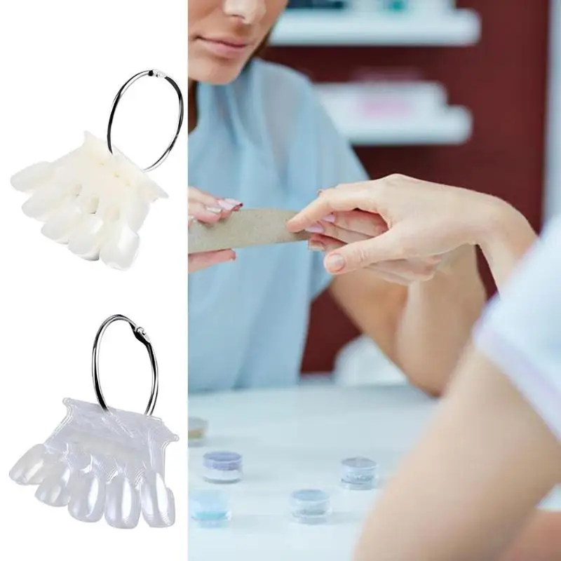 Nail Art Board Crown Shaped Color Gel Polish Practice Display Showing Card |