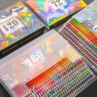 brutfuner 4872120160180 colors high quality oily colored pencils set oil hb drawing for school student gifts art supplies
