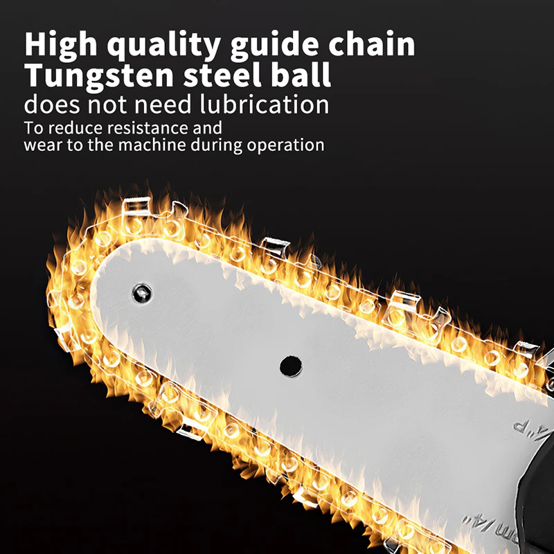 

Portable Electric Chainsaw 24v One-Handed Lithium Electric Saw Small Cordless Chainsaw For Small Handheld Electric Saw New