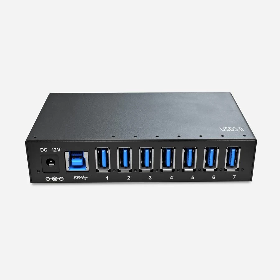 USB 3 0 7 Порты и разъёмы промышленные металлические usb хаб приведенный в действие