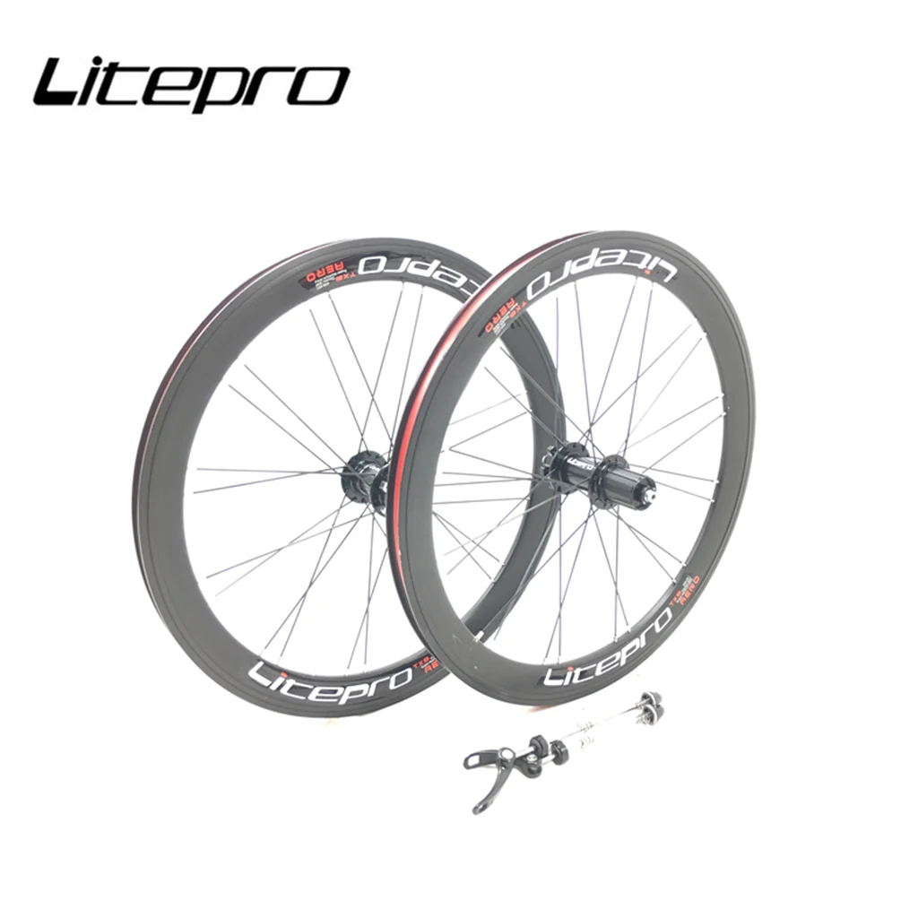 Preise Litepro AERO TXB Hohe Felge 11Speed Laufradsatz 20 Zoll 451 Disc V Brems Faltrad Räder Änderung Upgrade Dahon Fnhon P8