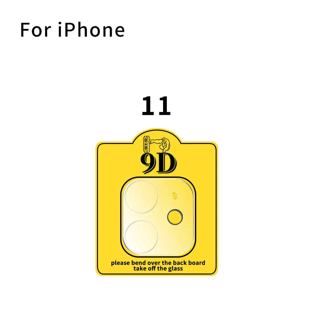 Clear -(iPhone11) Задняя крышка объектива камеры Полная защита для iPhone 11 Pro Max задняя камера наклейка на рассеиватель чехол покрытие протектор Закаленное стекло пленка - Цвет: Clear -(iPhone11)