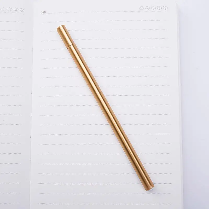 0 5 мм черная ручка школьные канцелярские принадлежности металлические гелевую