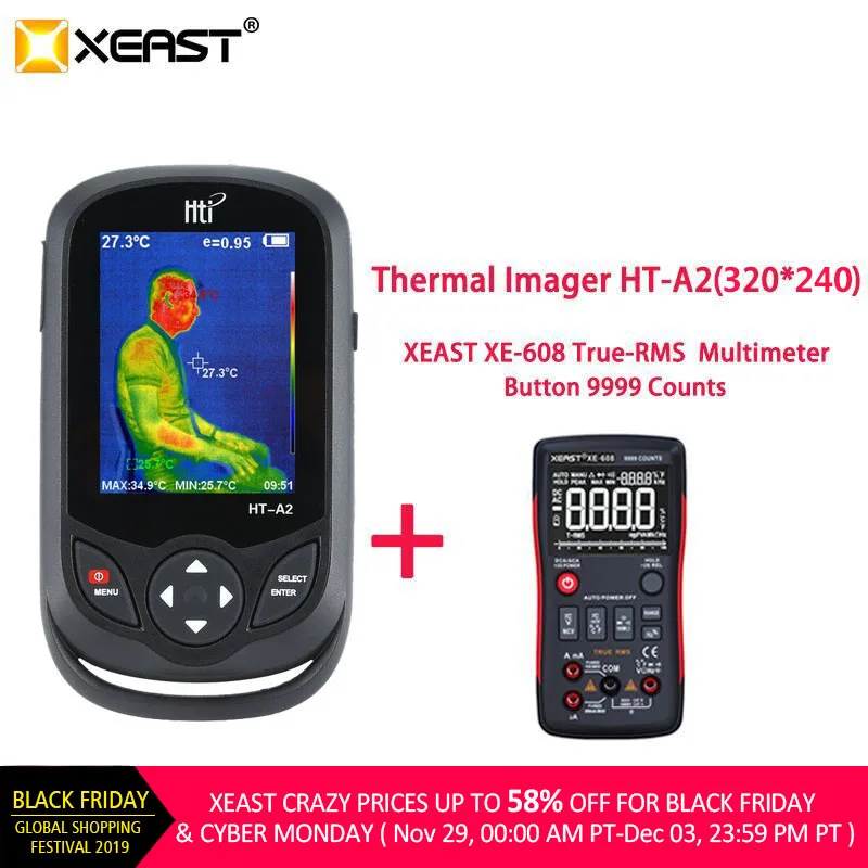 Ручной цифровой экран TFT тепловая инфракрасная Imager камера 320*240 HT-A2 обновления для охоты на открытом воздухе