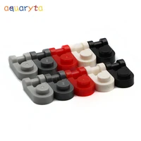 aquaryta 100pcs plate modified 1x1 rounded with handle blocks parts compatible with 26047 educational gift toys for children