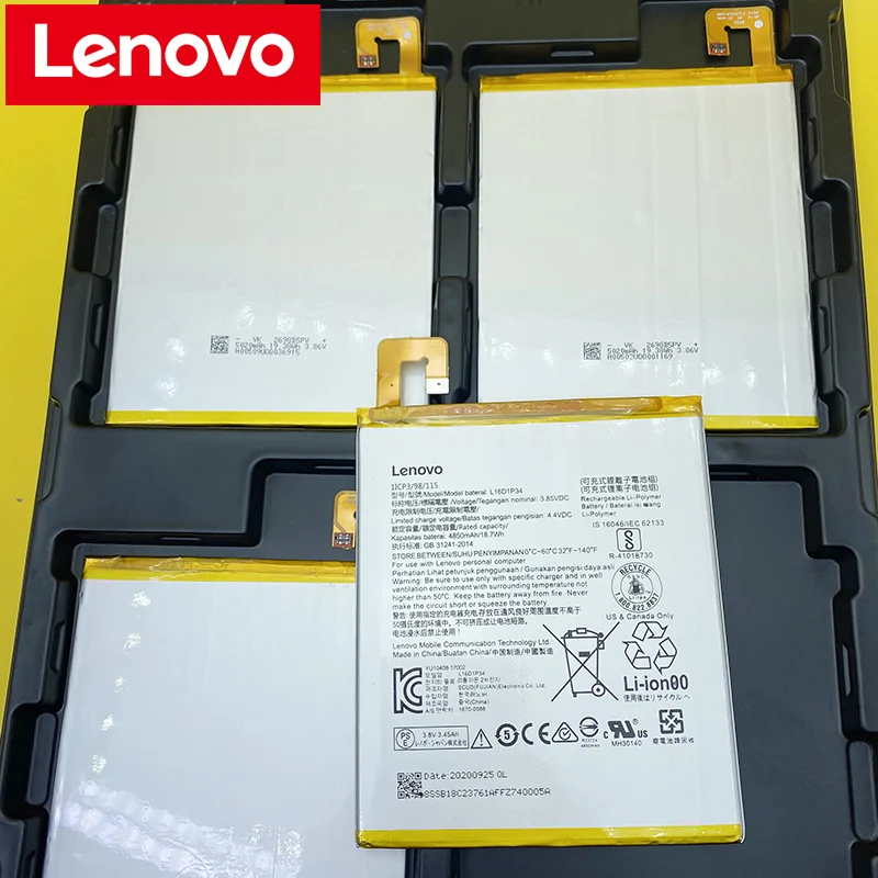 Lenovo Original TAB4 8 -8504N TB-8504F TAB4 8 plus / Tb-8704x 4850mAh L16D1P34