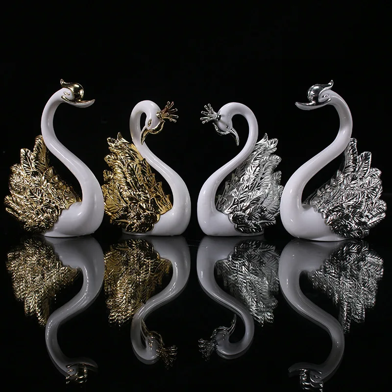 2 шт. горячие романтические лебединые топперы для торта, фламинго, украшение для выпечки, орнамент для декора на день рождения свадьбы.