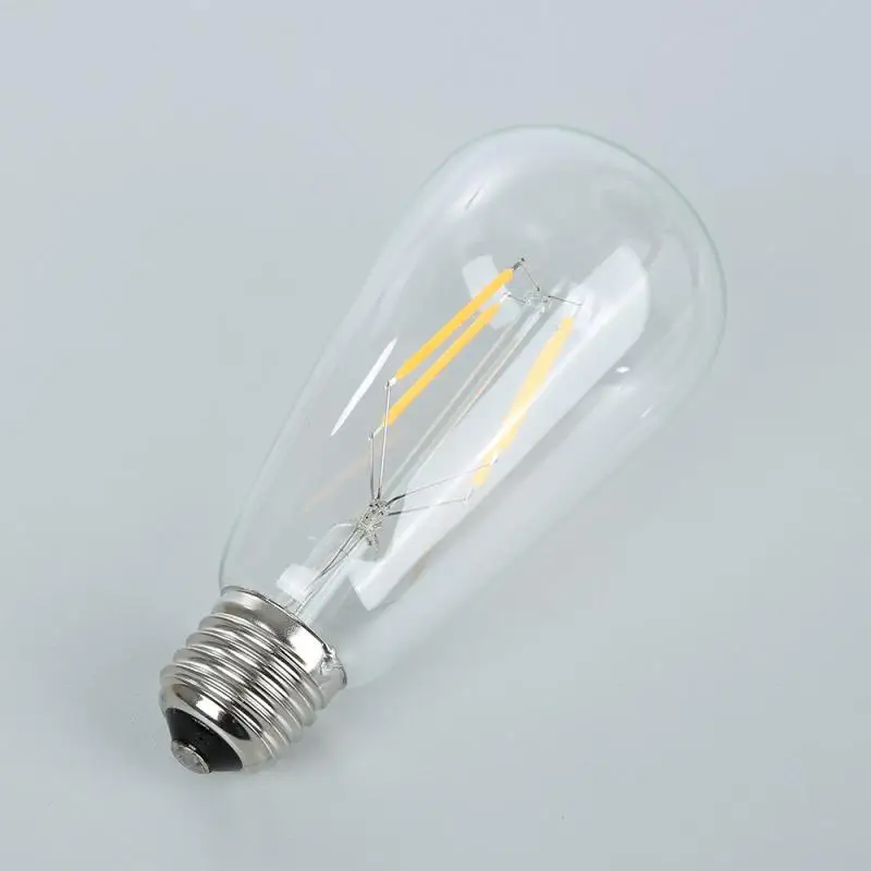 4 Вт светодиодный ламп накаливания прозрачного Стекло лампа E27 180 26 V светильник