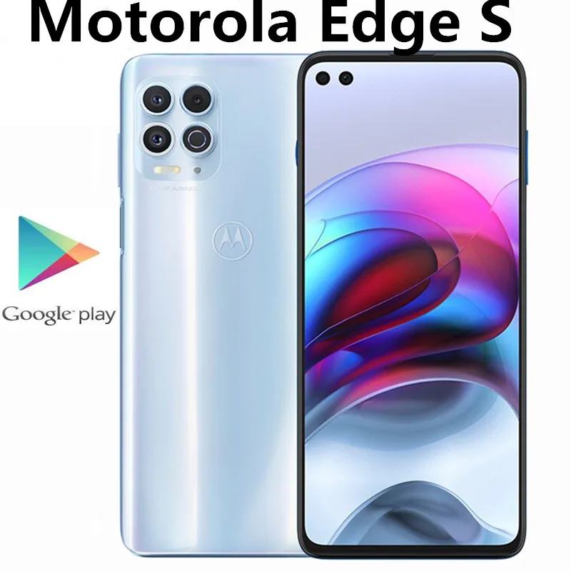 Международной прошивки Motorola Moto Edge S Смартфон со сканером отпечатков пальцев 870 МП