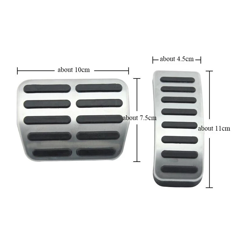 Крышка педали из нержавеющей стали для VW Polo Golf 4 Jetta MK4 Bora Skoda Fabia автомобильный