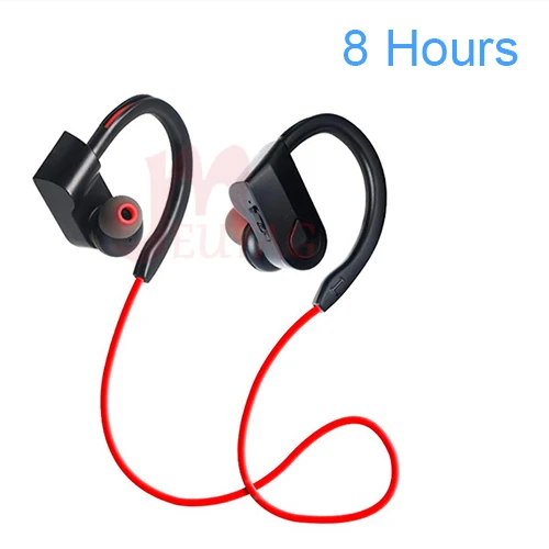 red MEUYAG, новинка, K98, беспроводные Bluetooth наушники, стерео, спортивные, для бега, гарнитура с микрофоном, наушники с ушками, для iPhone, huawei - Цвет: red