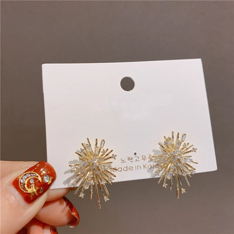 MWsonya новый модный дизайн элегантные серьги гвоздики в форме фейерверка для