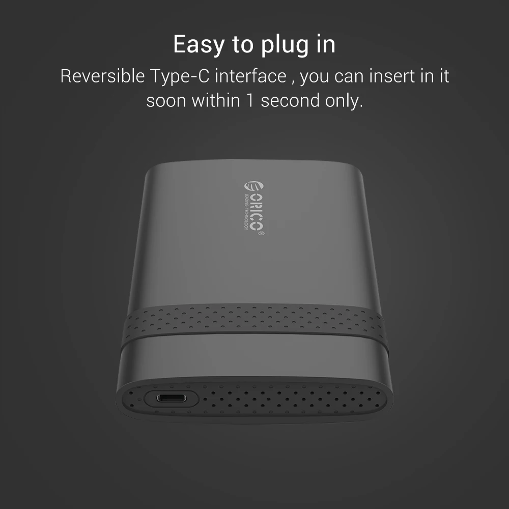 Ящик для мобильного жесткого диска ORICO 2 5 дюйма Type C USB3.1 HDD корпус бесплатные