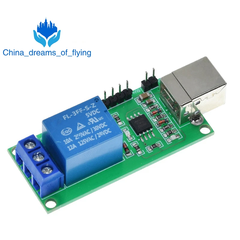 Умная электроника TZT 5 в постоянного тока USB реле 1 канал программируемое