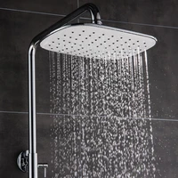 Bathroom Shower Faucet Chrome Rain Shower Head Wall Mounted Bathtub Shower Mixer Tap Thermostatic Bath Faucet Shower Faucet Set