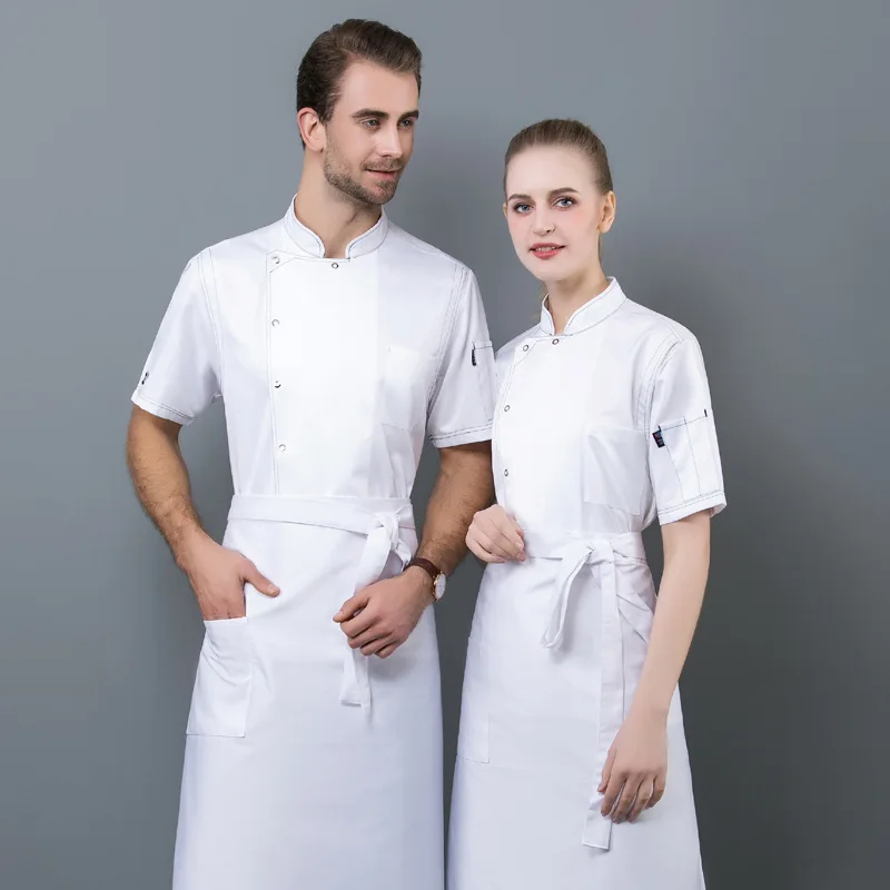 Форма шеф-повара с длинным рукавом для отеля ресторана кухни короткими рукавами