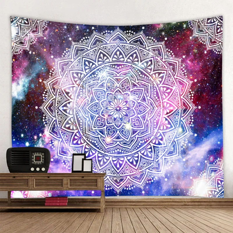 

Mandala Tapestry Mandala Wall Mounted Tapestry Bohemian Hippie Style Living Room Bedroom Office Decorations Various Sizes