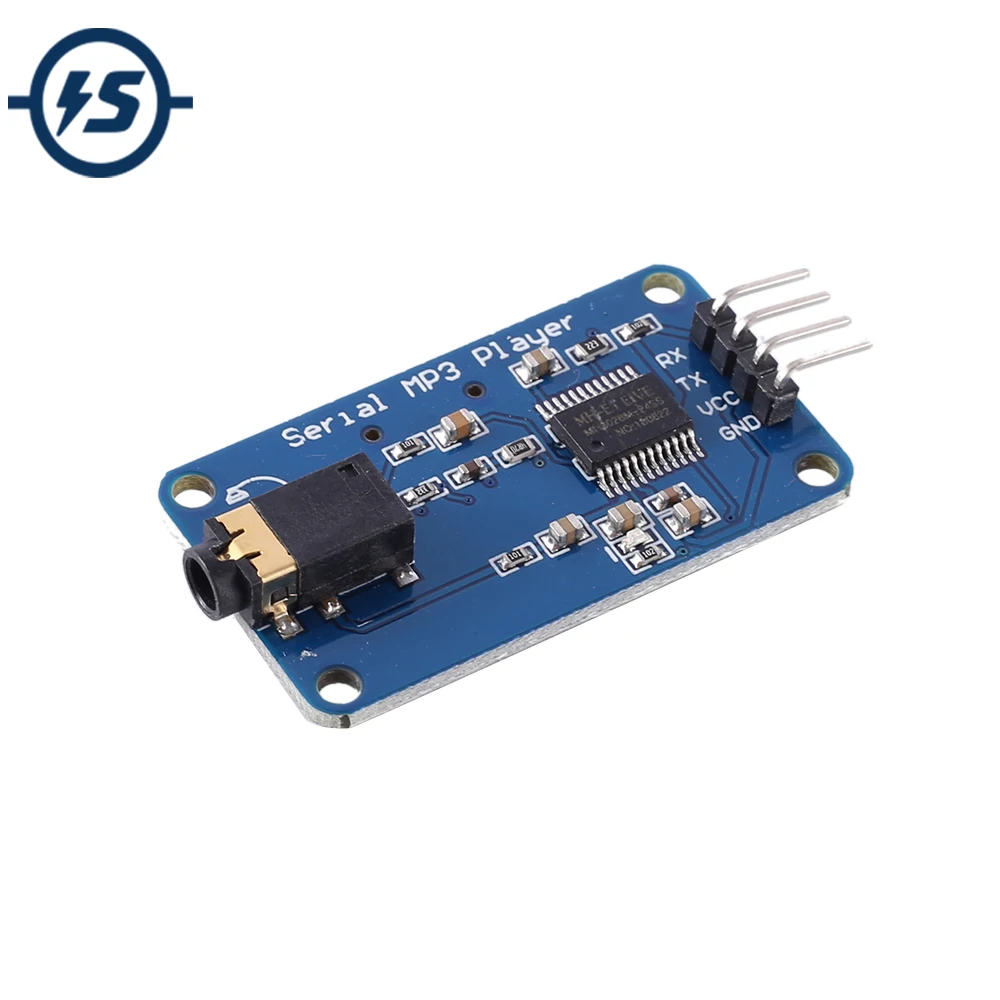 MP3 WAV голосовой UART контроллер музыкальный плеер декодер модуль Micro SD Разъем для