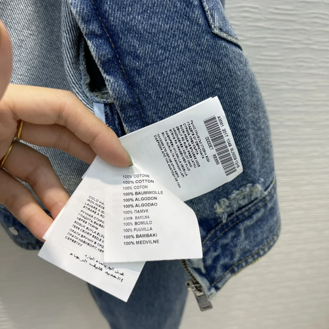 

Streetwear Denim Jackets for Women Summer 2021 New Lapel Long Sleeve Jean Jackets High-end Brand Handsome Bleached Denim Jackets