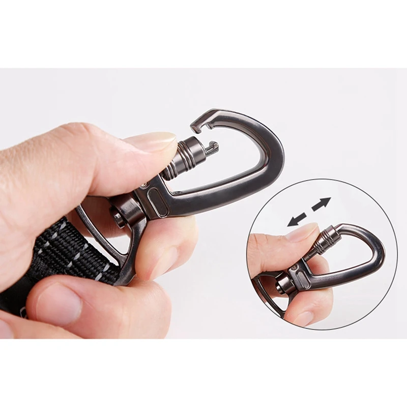 

Large Dog Elastic Bungee Running Training Leash Dog Anti Pull Shock Absorbing Traction Rope With 2 Control Handles Dog Supplies