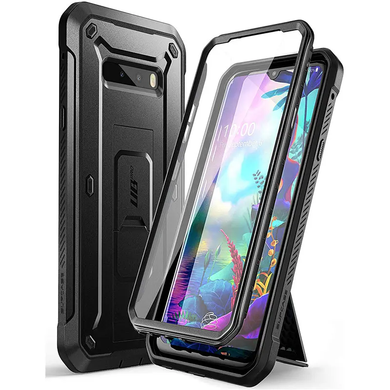 

For LG G8X thinQ Case (2019 Release) SUPCASE UB Pro Full-Body Rugged Holster Clip Protective Case with Built-in Screen Protector