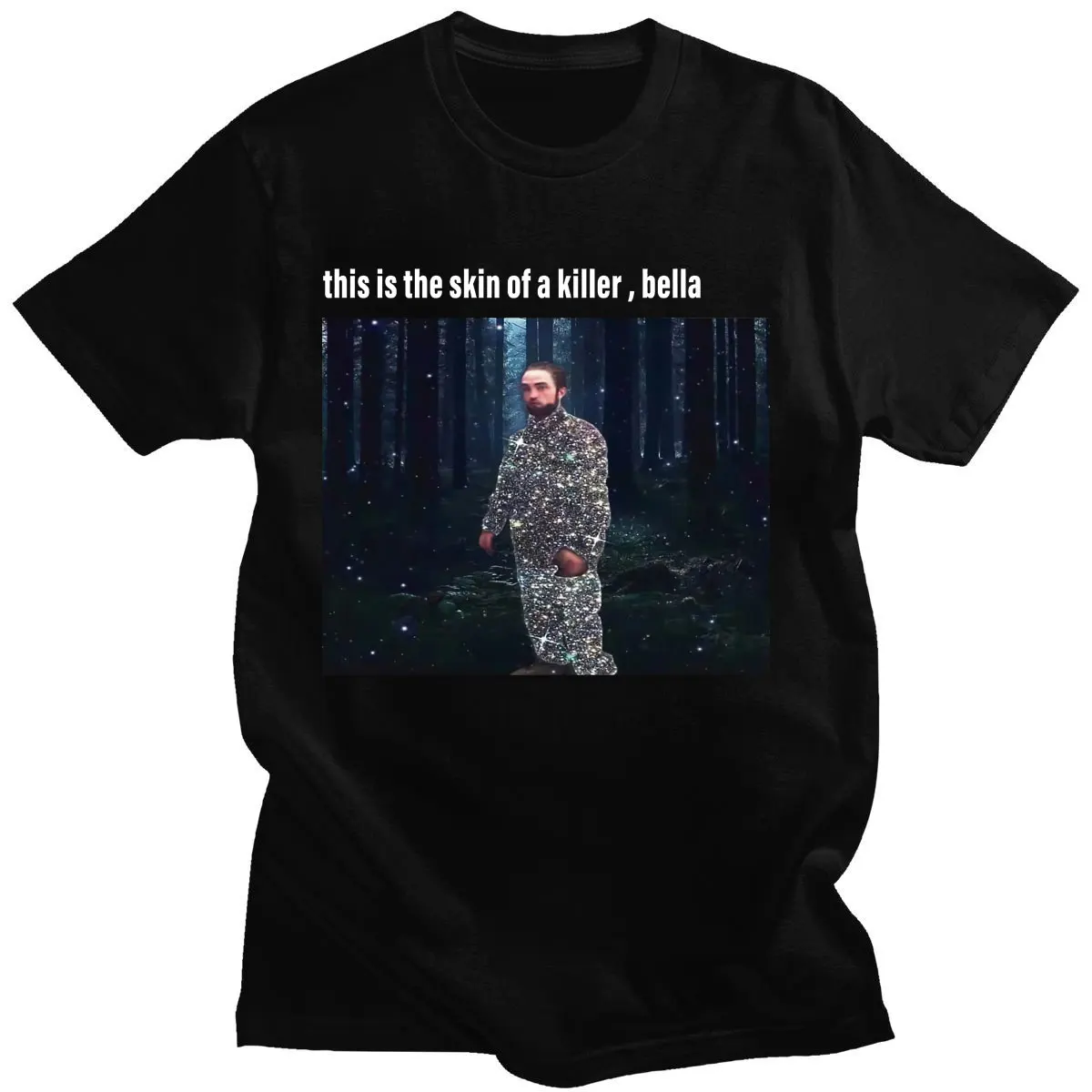

Забавная футболка Роберта Пэттинсона с стоячим мемом для мужчин, мягкие хлопковые футболки, топы, Винтажная Футболка Роба, новинка с коротк...