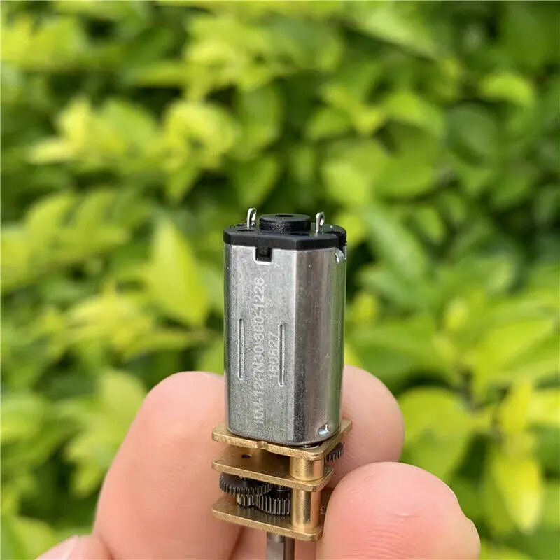 

5pcs/lot Micro N30 Full Metal Gear Motor DC 6V-12V 15RPM-30RPM Slow Speed Large Torque Electric Motor DIY Robot Car