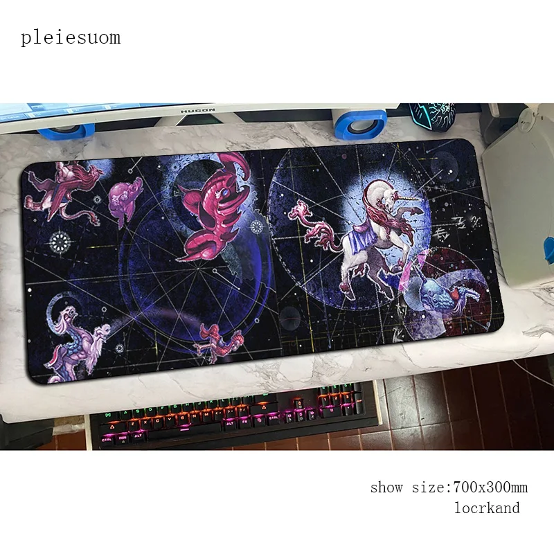 Guild Wars 2 Gaming Mouse Pad 700x300x3mm Thick Extended Keyboard Mousepad with Locked Edge image 4