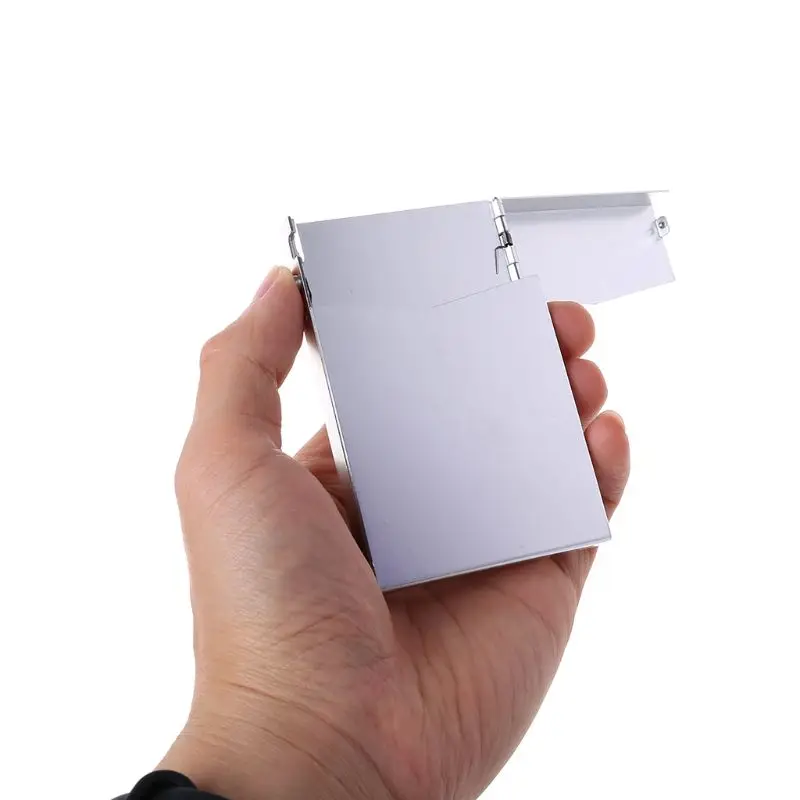 Карманный чехол для визиток удостоверения личности Металлический футляр