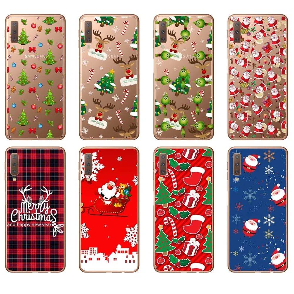 Счастливого Рождества имбирь Лось чехлы для мобильного телефона из мягкого