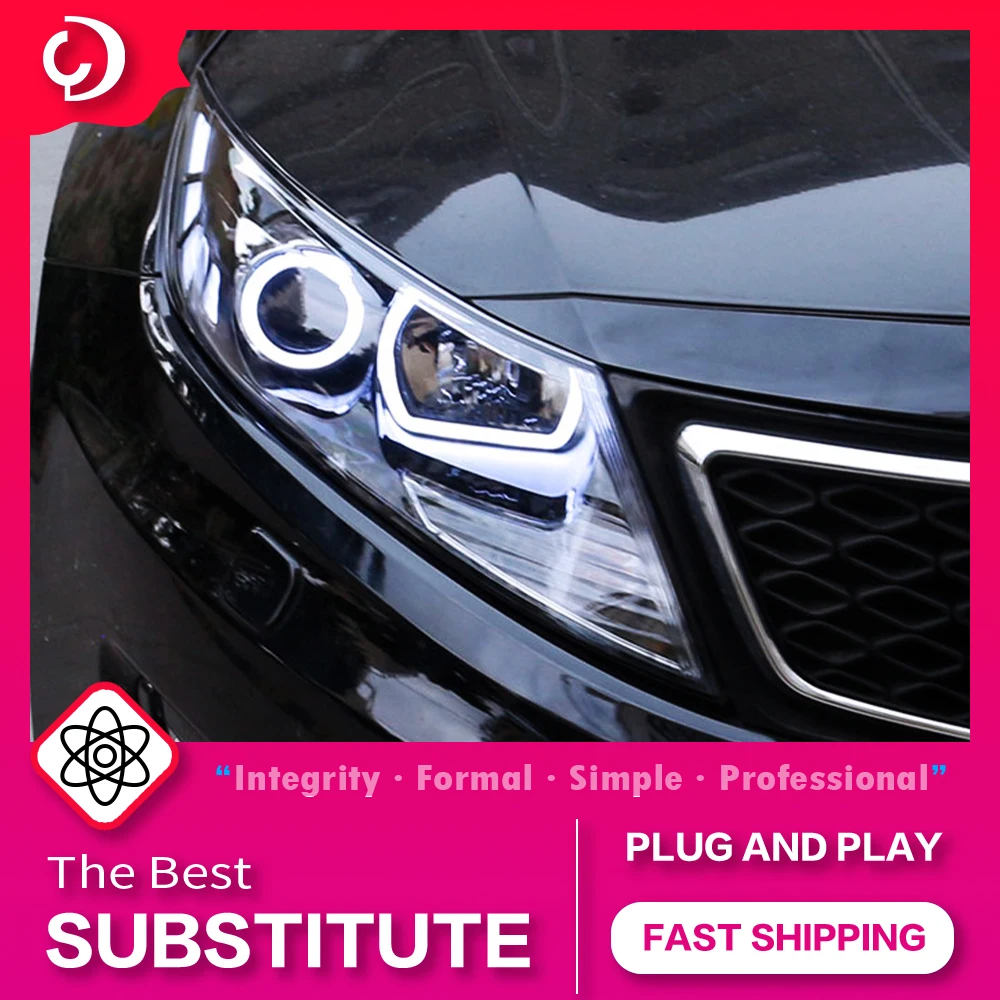 

AKD Car Styling Headlights for KIA K5 Optima 2011 2012 2014 LED Headlight DRL Head Lamp Led Projector Automotive Accessories