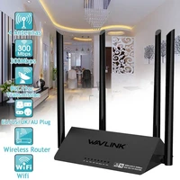 wavlink 521r2p 2 4ghz wifi routers 1167mbps wifi repeater 128mb ddr3 high gain 4 antennas network extender eu us uk au plug