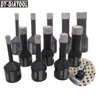 dt diatool 2pcs diamond dry hole saw drilling core bits with m14 thread drill bits for porcelain tile ceremic marble