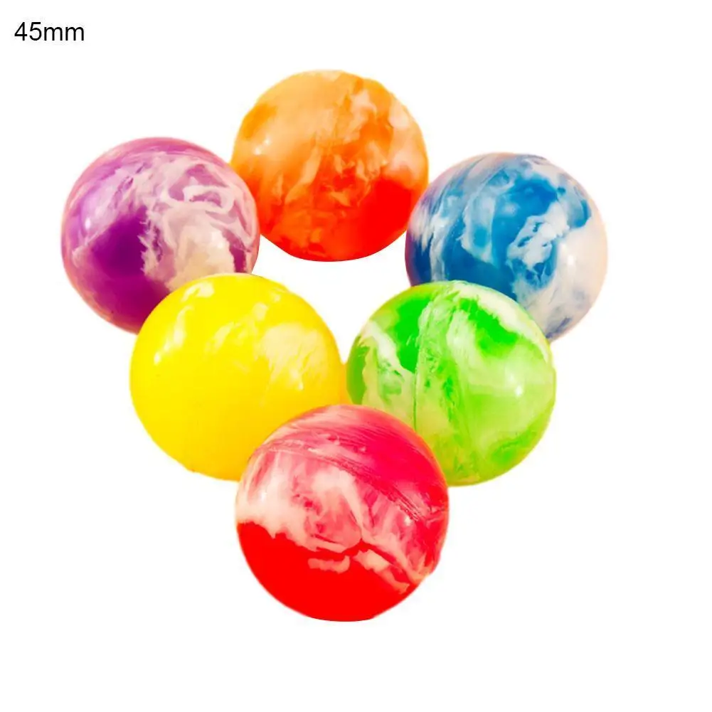 Pelota de goma el&aacute;stica para saltar, juguete para rebotar para padres e hijos, colorida pelota el&aacute;stica para malabares-0