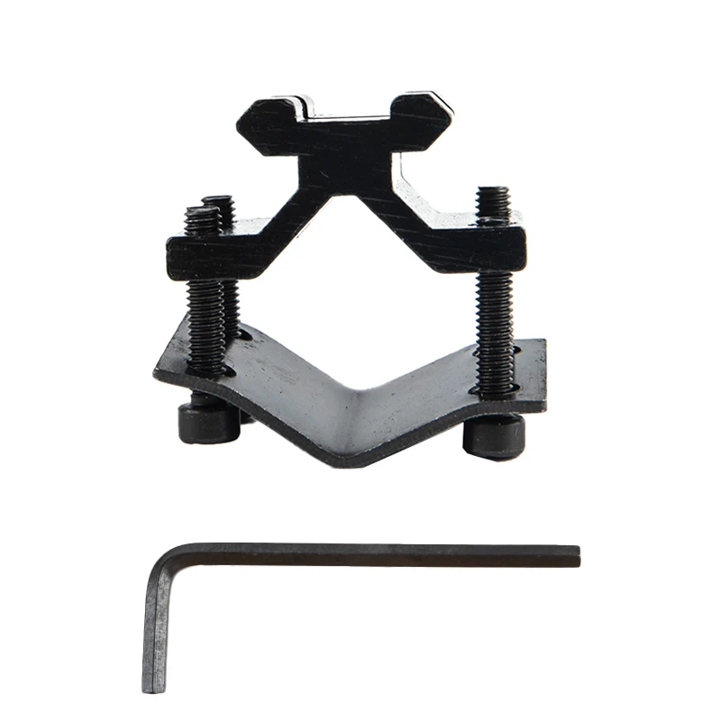 

Tactical Universal Adjustable Rail Steel 20mm Rail Flashlight Scope Mount Barrel Mount Adapter for Scope Flashlight Laser