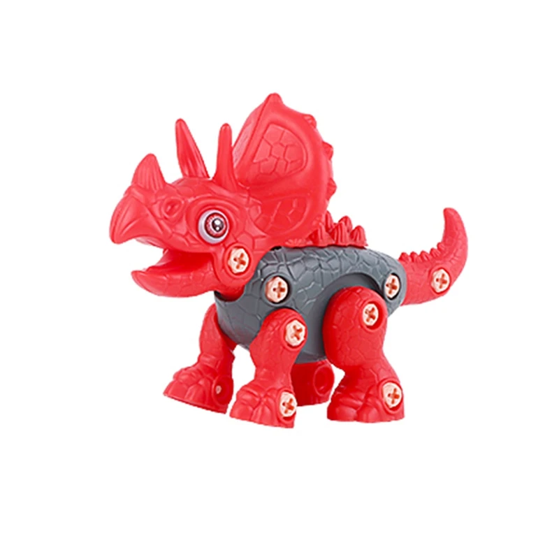 

Take Apart Dinosaur Toys Splicing Dinosaur DIY Construction Set with Electric Drill and Screwdriver Tools for Kids