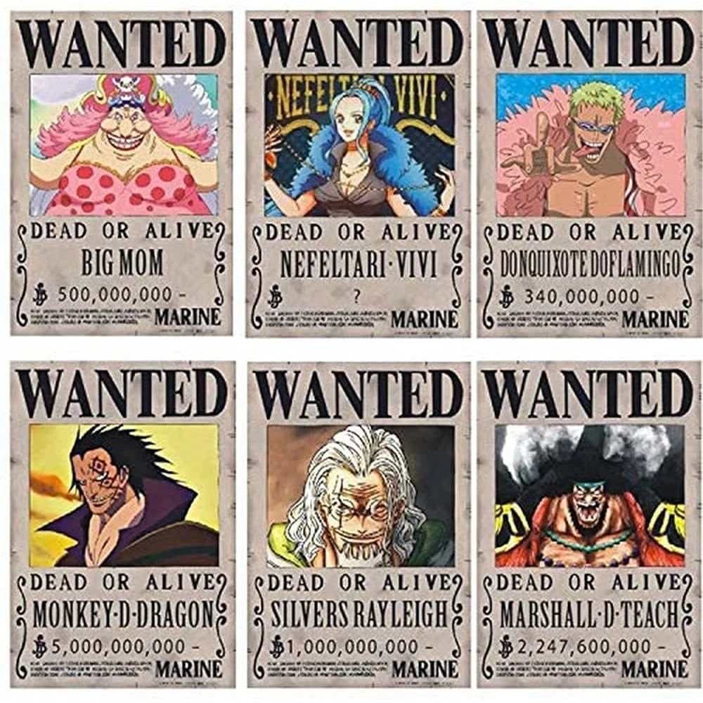 Аниме One Piece 10 шт./компл. разноцветные винтажные постеры украшение для детской