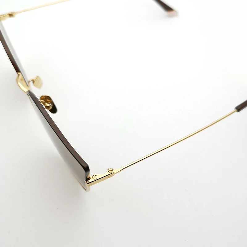 Очки солнцезащитные женские кошачий глаз из нержавеющей стали и нейлона|Женские