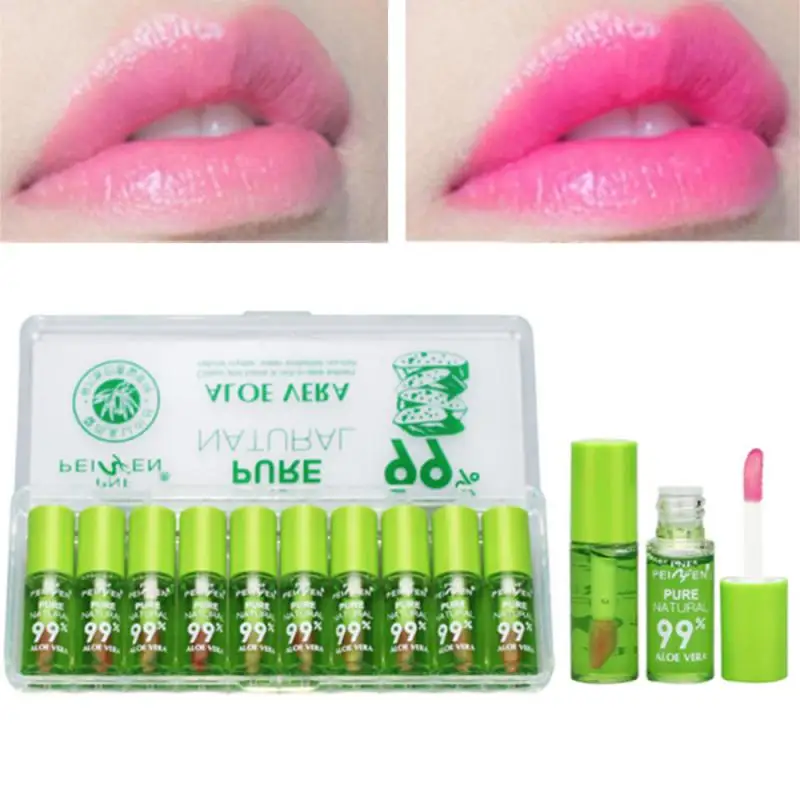

Color-changing Moisturizing Waterproof Aloe Lip Balm Nutrition Anti-aging Improvement Lip Lines Lip Balm Lip Plumper TSLM2