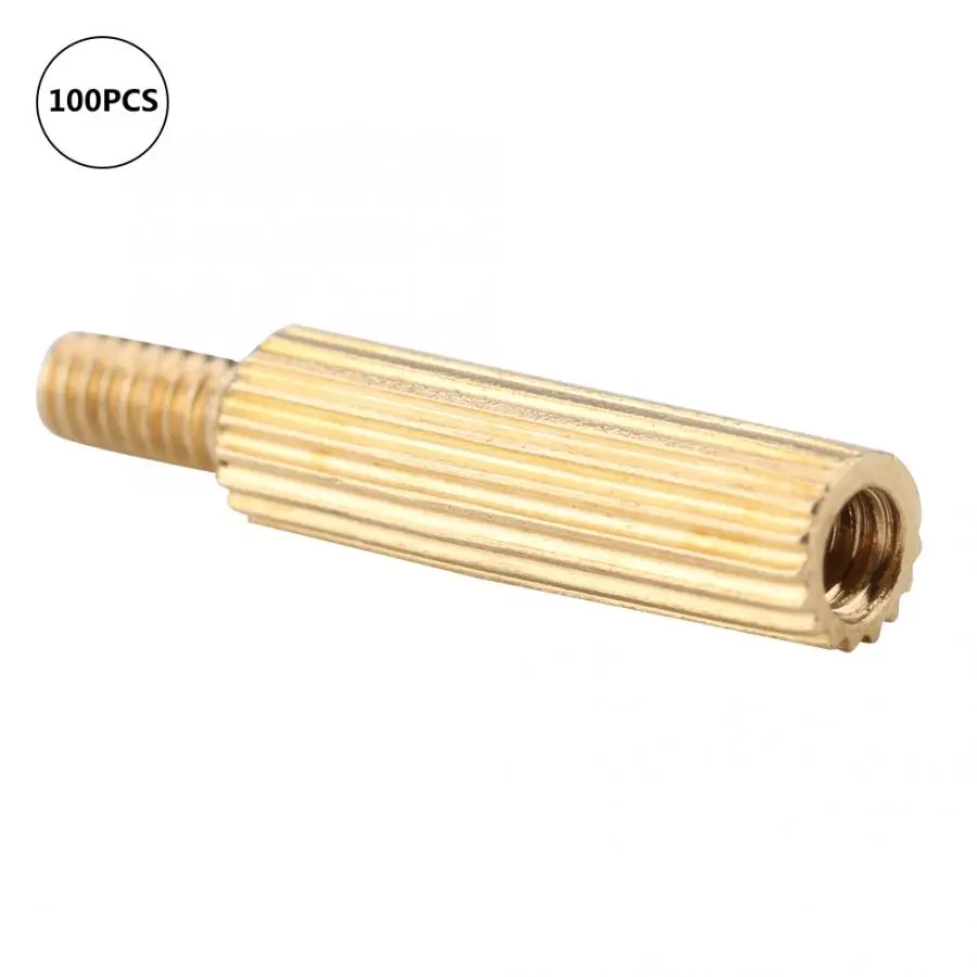 100 шт M2 Мужской Женский контейнер с раздельными отсеками для латунных изделий