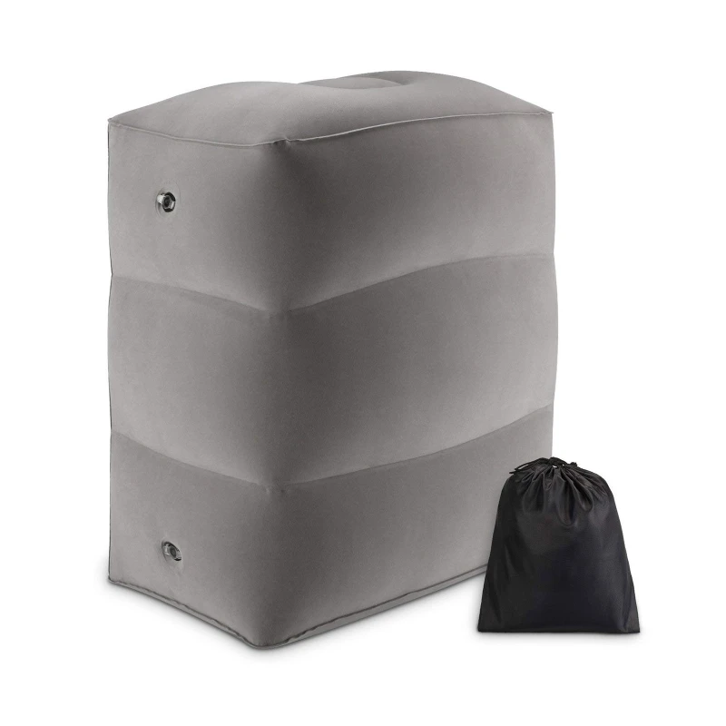 Надувная подушка для ног путешествий детей и взрослых регулируемая по высоте