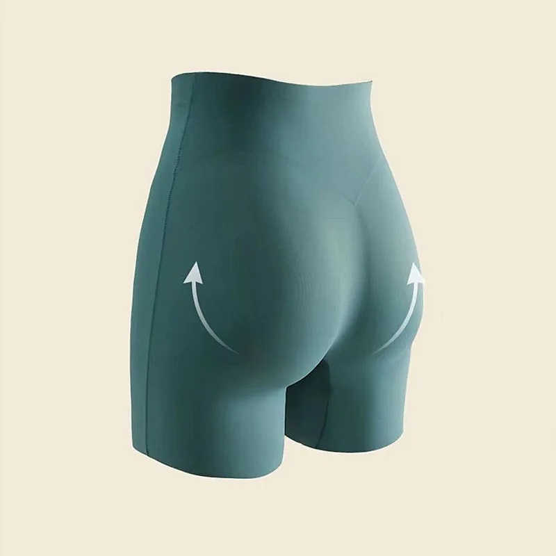 Женские Бесшовные Защитные шорты с высокой талией эластичные боксеры большого