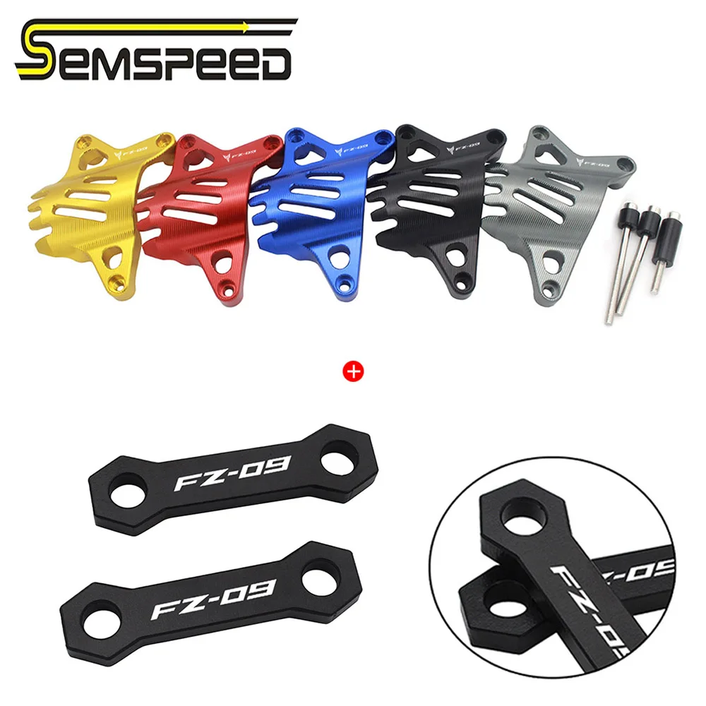 

SEMSPEED FZ-09 logo Lowering Seat Bracket For Yamaha MT-09 FZ-09 2014 2015 2016 2017 2018 2019 2020 Protect Cover of the Pump