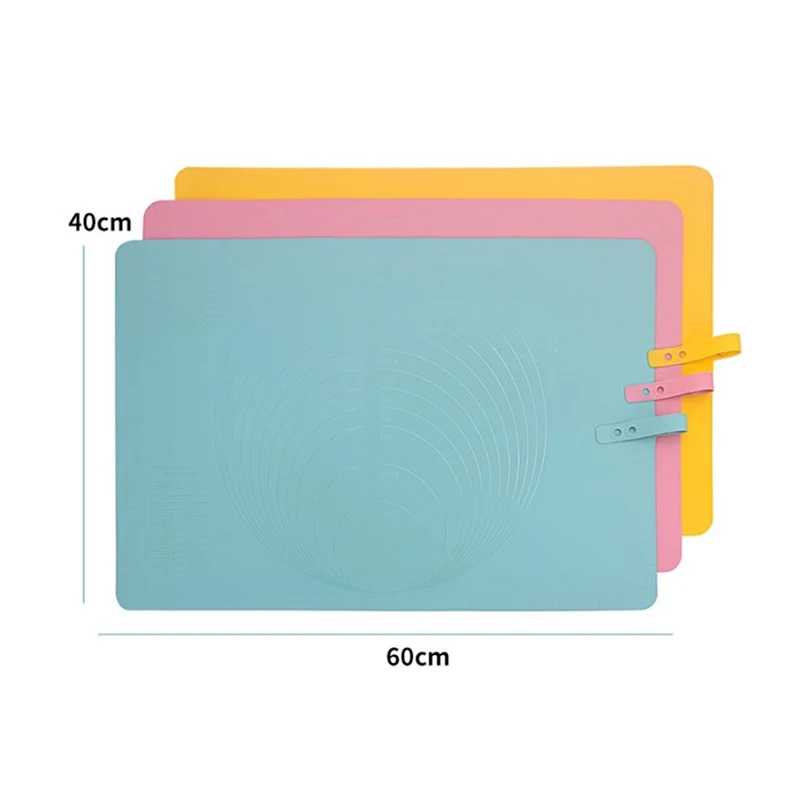 

40*60cm Silicone Dough Mat Thick Baking Mat Cake Non-stick Rolling Dough Mat Made from food-grade material